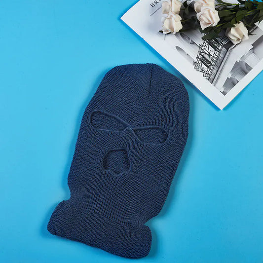 Men's Wool Knitted Ski Cold-proof Riding Mask